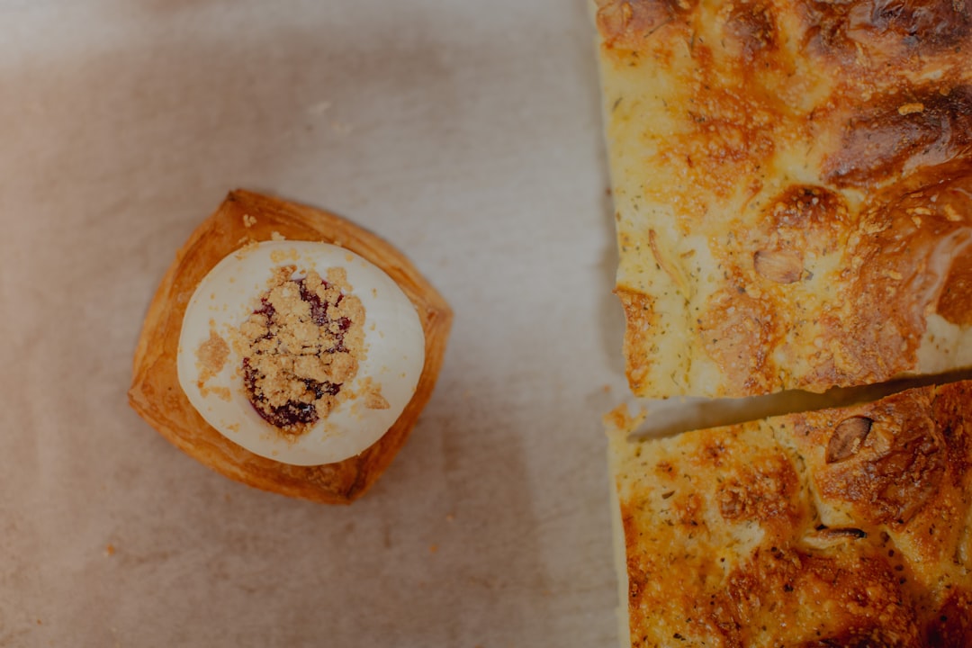 Bulgarian banitsa pastry cheese egg flaky layers close up