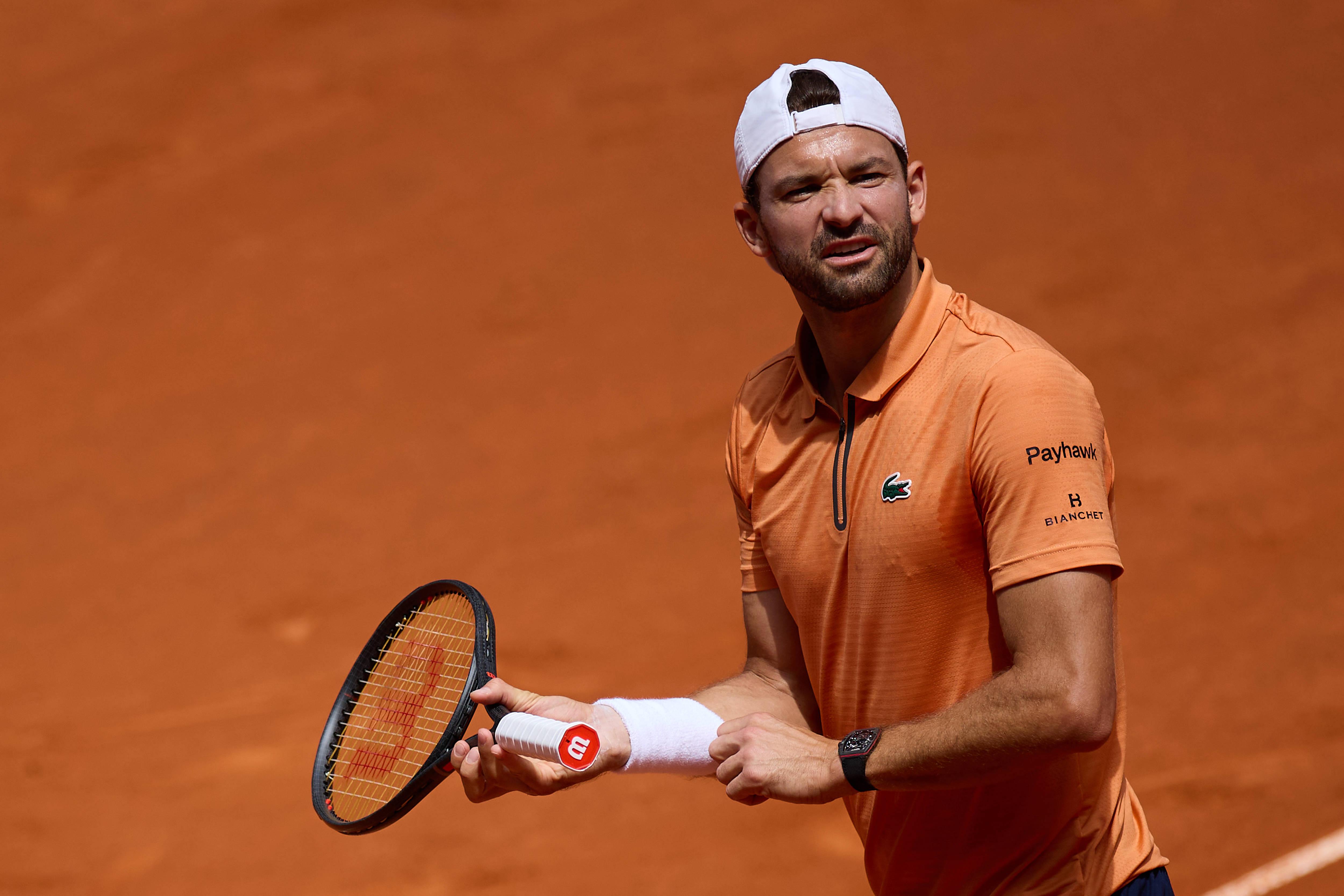 Grigor Dimitrov Returns to Roland Garros Qualifying