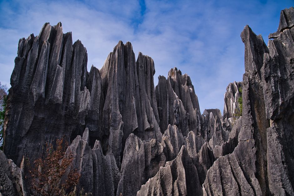 Dinaric Alps limestone peaks jagged karst landscape blue sky