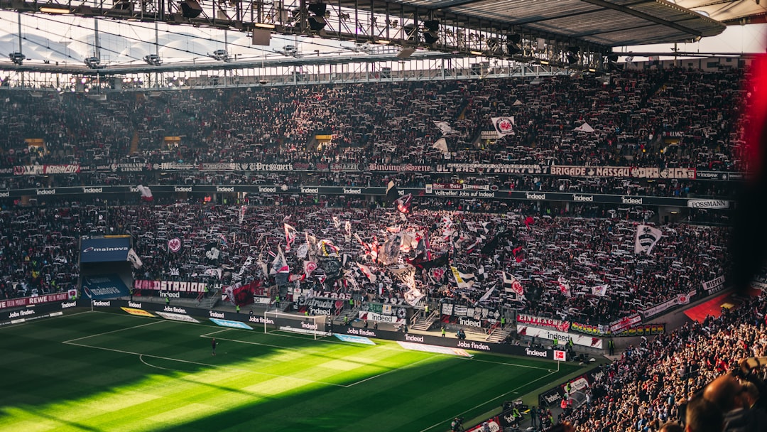 Eintracht Frankfurt stadium crowd Bundesliga match