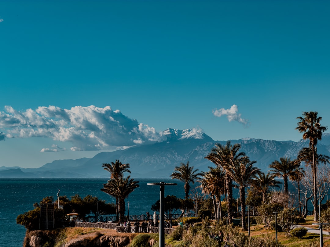Antalya Mediterranean coast beach summer crowd