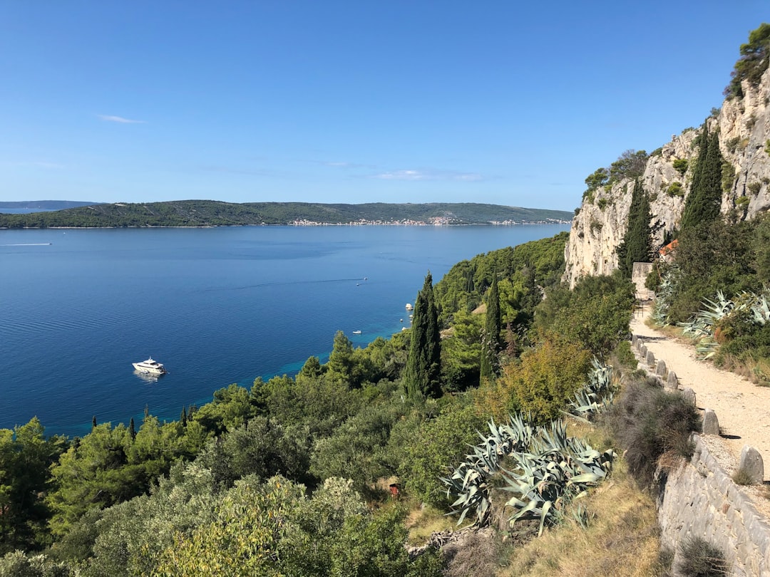 Savudrija Sea Stairs Croatia concrete steps winding cliff