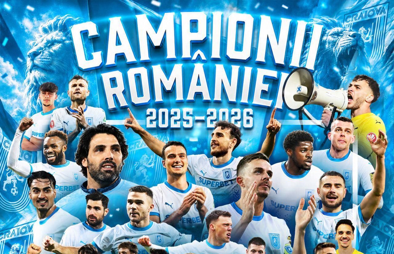 Team of the Week 9 in Superliga! University of Craiova Crowned Champions