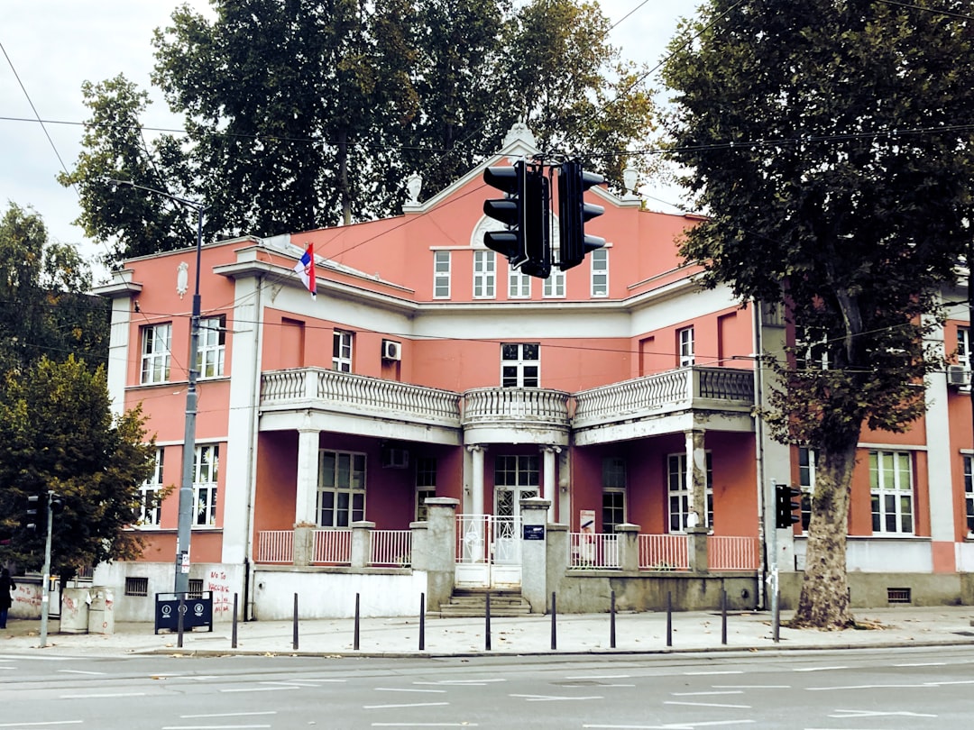 Serbian parliament building Belgrade exterior