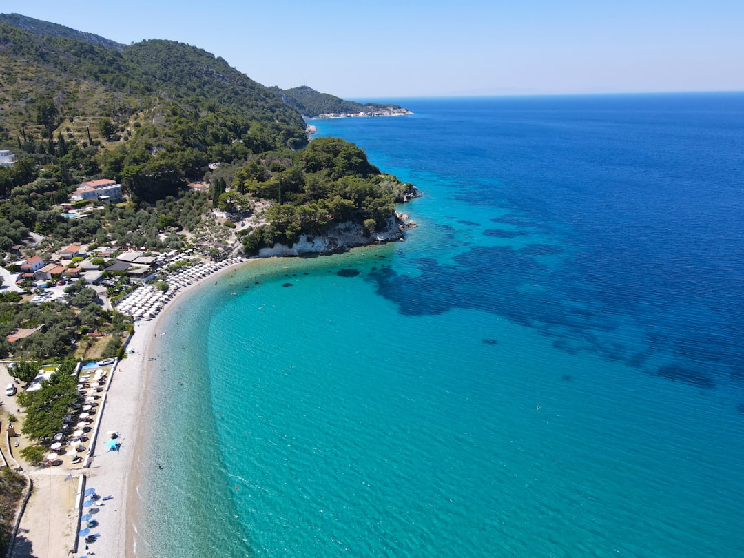 Samos beach bar Greek international music locals