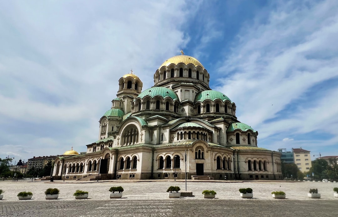 Saint Alexander Nevsky Square Sofia bustling cafes monuments statue