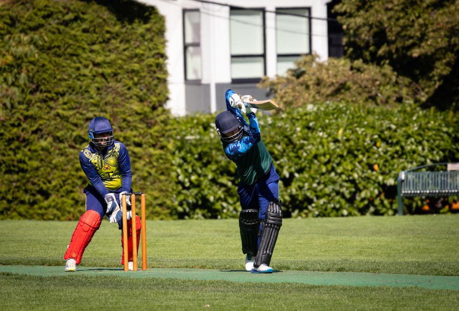 Harmanpreet Kaur batting against England women