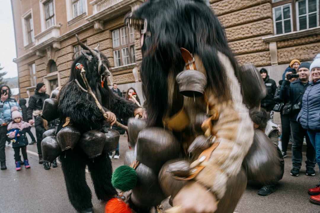 Bulgarian dancers performing contemporary routine