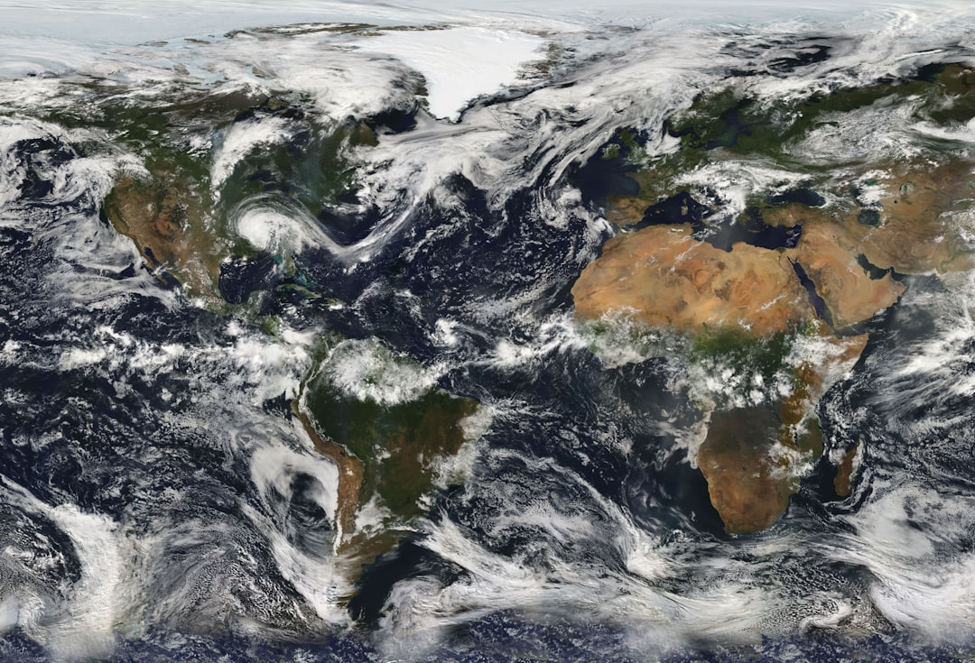 El Nino global weather pattern map ocean temperatures