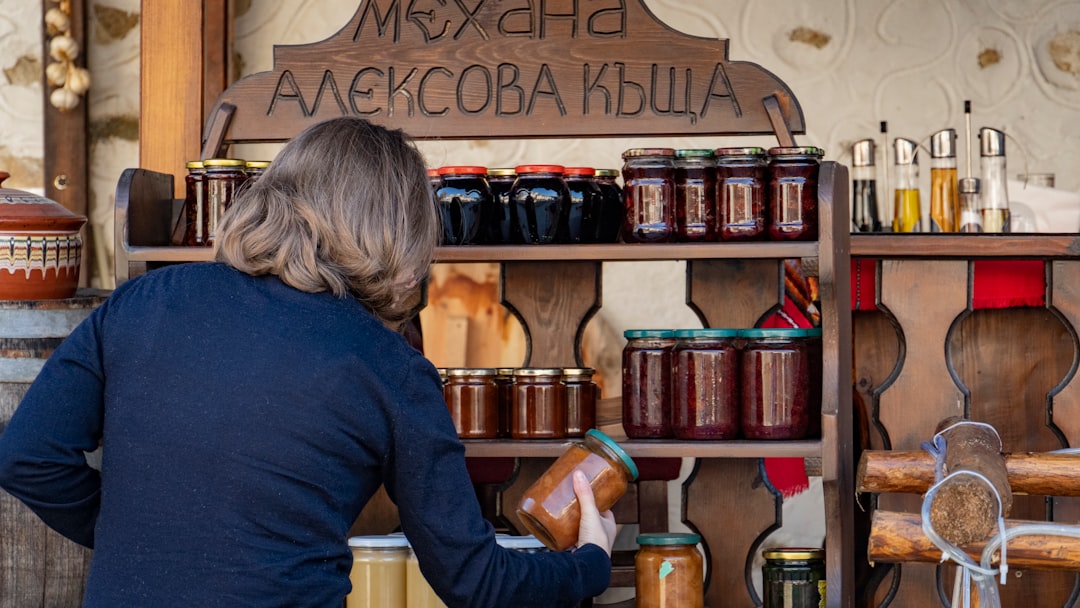 Rila Bulgaria local market fresh produce cheese