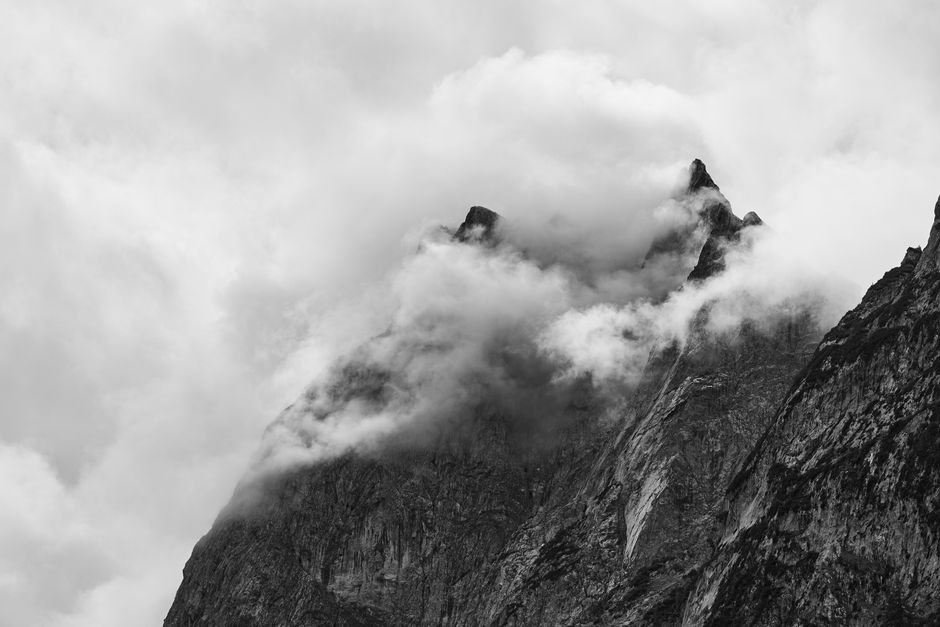 Accursed Mountains Albania jagged limestone peaks cloud forest morning mist