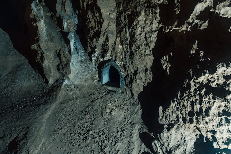 Enipeas Cave Mount Olympus Greece entrance dark cave