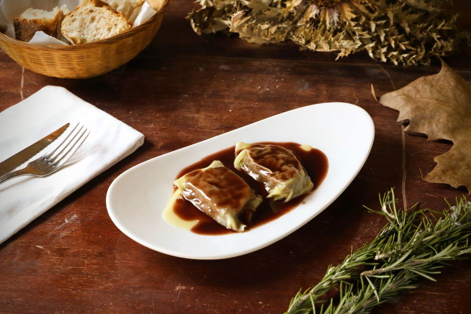 Sarmale Romania traditional dish cabbage rolls polenta