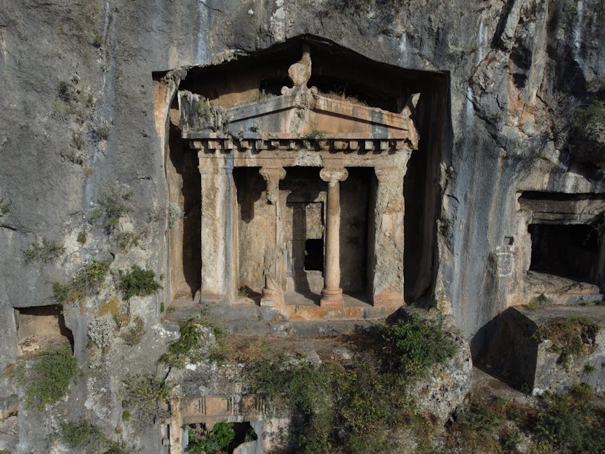Amastra necropolis Turkey rock tombs ancient coastline