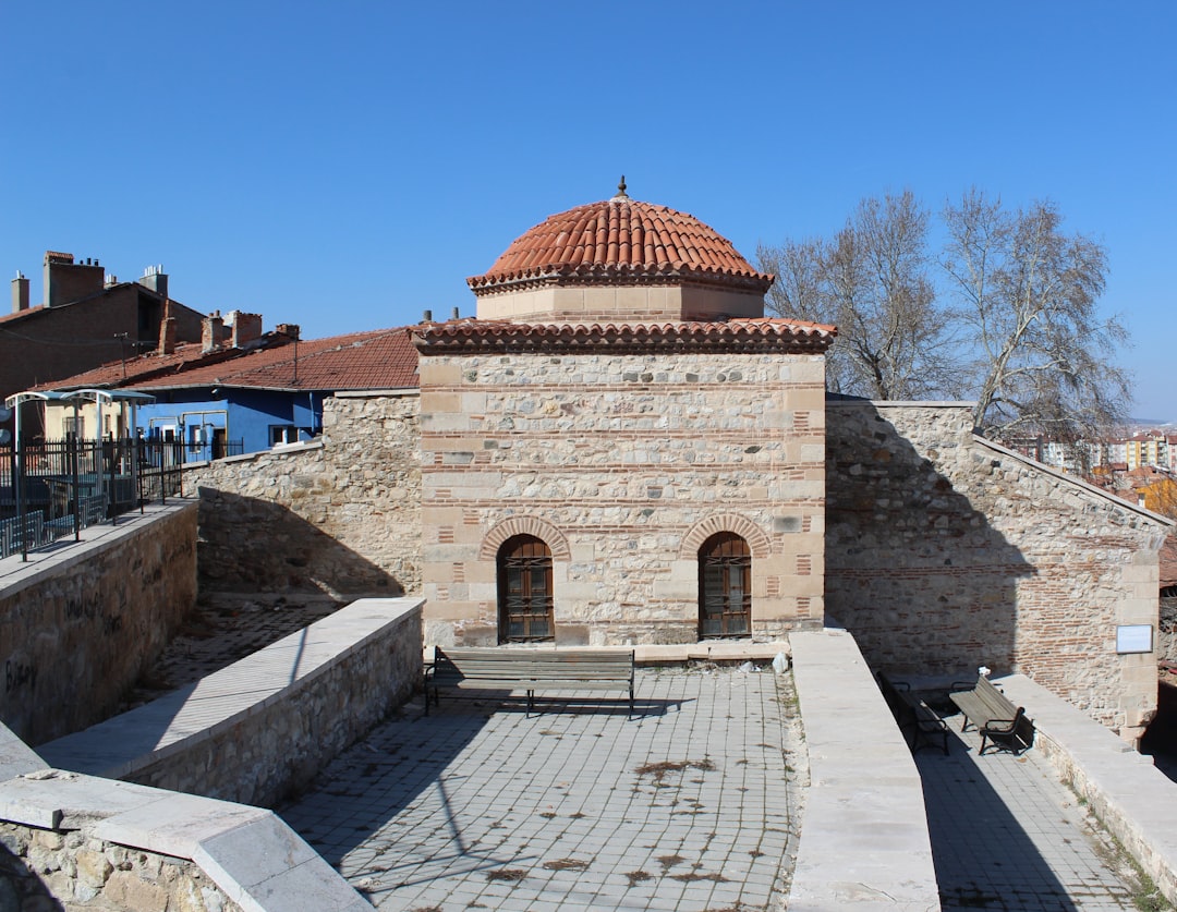 Ohrid Turkish Bath exterior stone brick dome