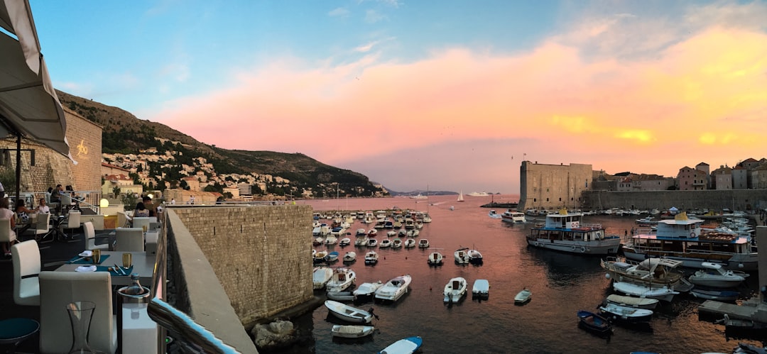 Bar 42 Dubrovnik Stradun outdoor seating evening