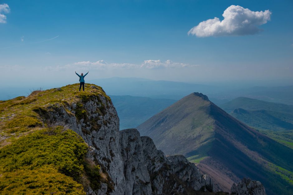 Vrnjci Peak Serbia panoramic view Vrnjacka Banja valley sunset