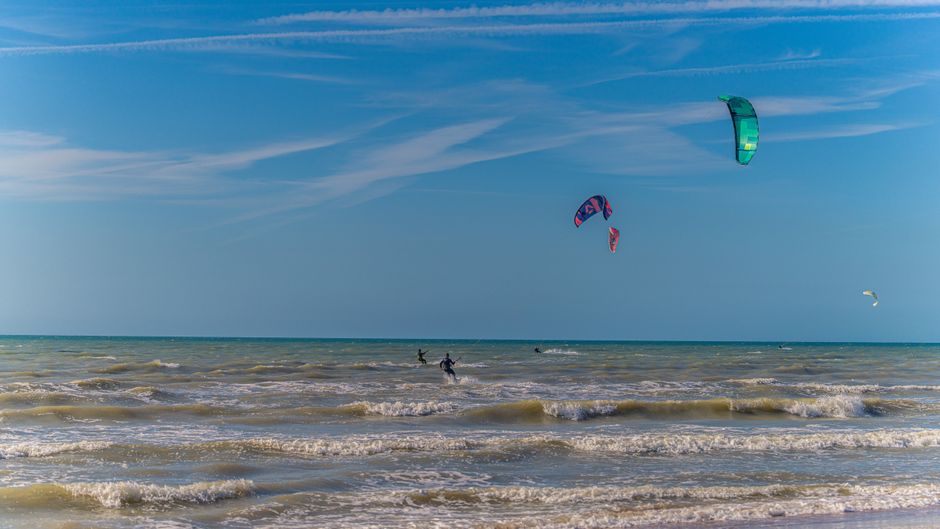 Durres Main Beach Albania promenade kitesurfing schools