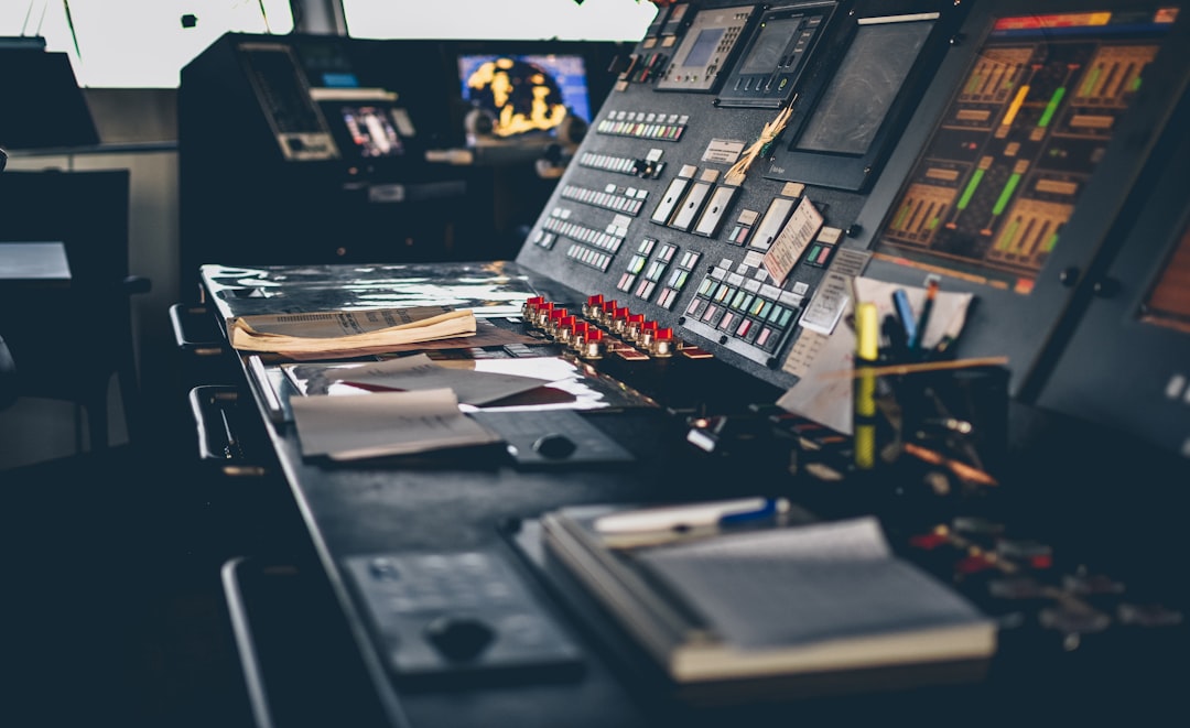 Balkan television studio digital control room
