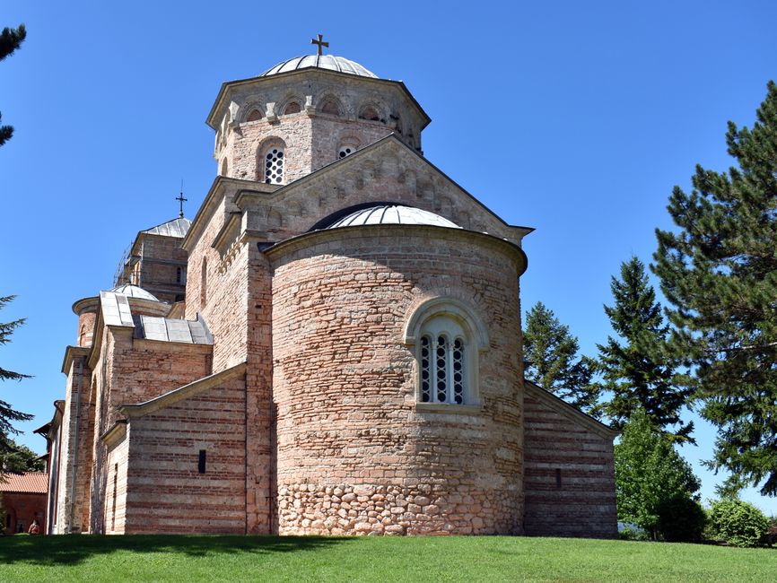 Grgeteg Monastery Fruška Gora Serbia hilltop view forest
