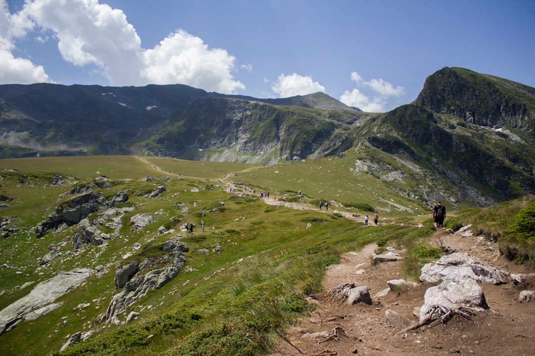 Rila Monastery trailhead parking area hikers Bulgaria