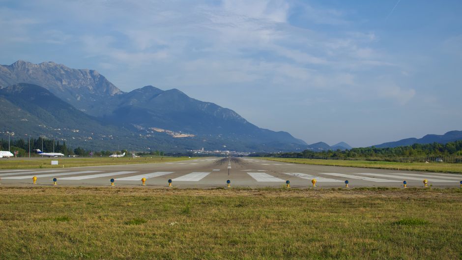 Tivat Airport Montenegro exterior modern terminal
