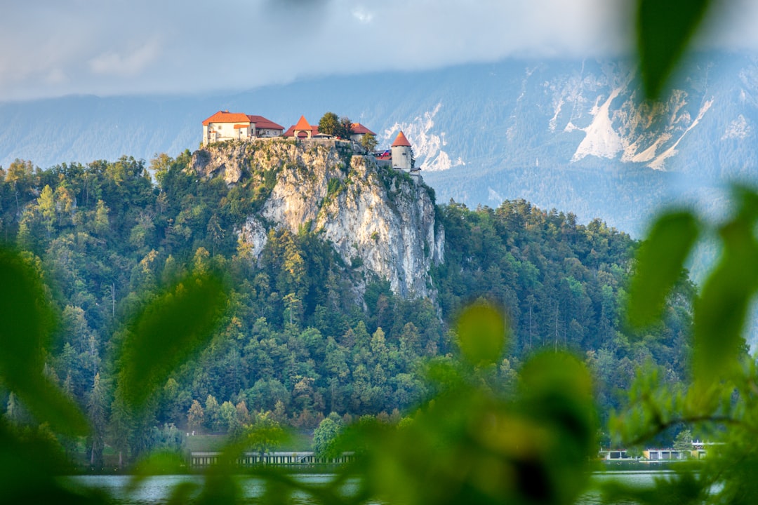 Gornja Radgona Castle Slovenia panoramic view hills sunset