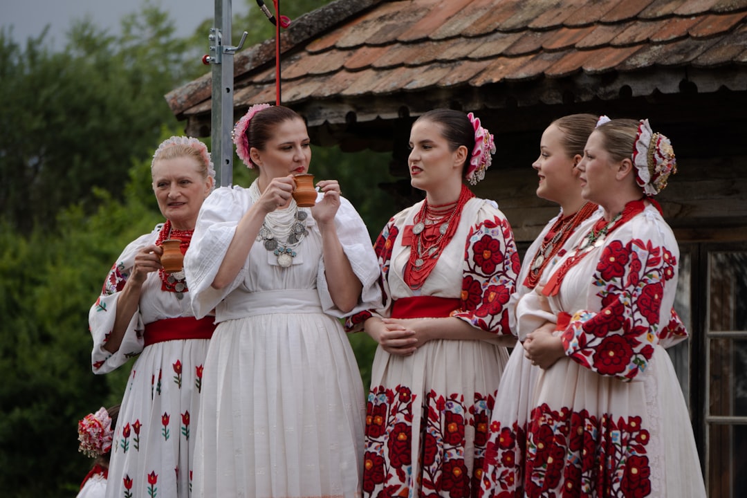 Bulgarian folk music dancers traditional costumes chitalishte