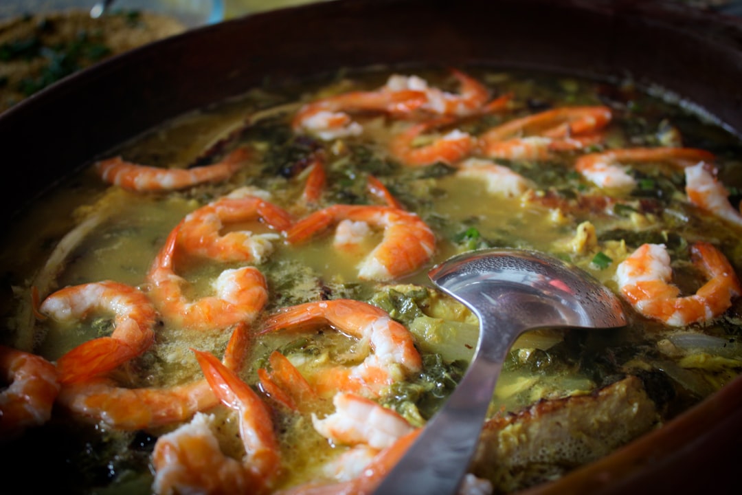 Albanian fish soup fergese byrek local restaurant Ksamil