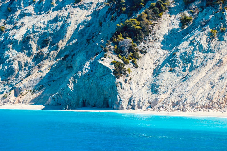 Porto Katsiki Lefkada white sand turquoise water coves