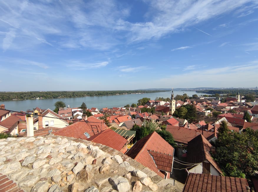 Danube Gorge Serbia viewpoint Devil's Town panoramic