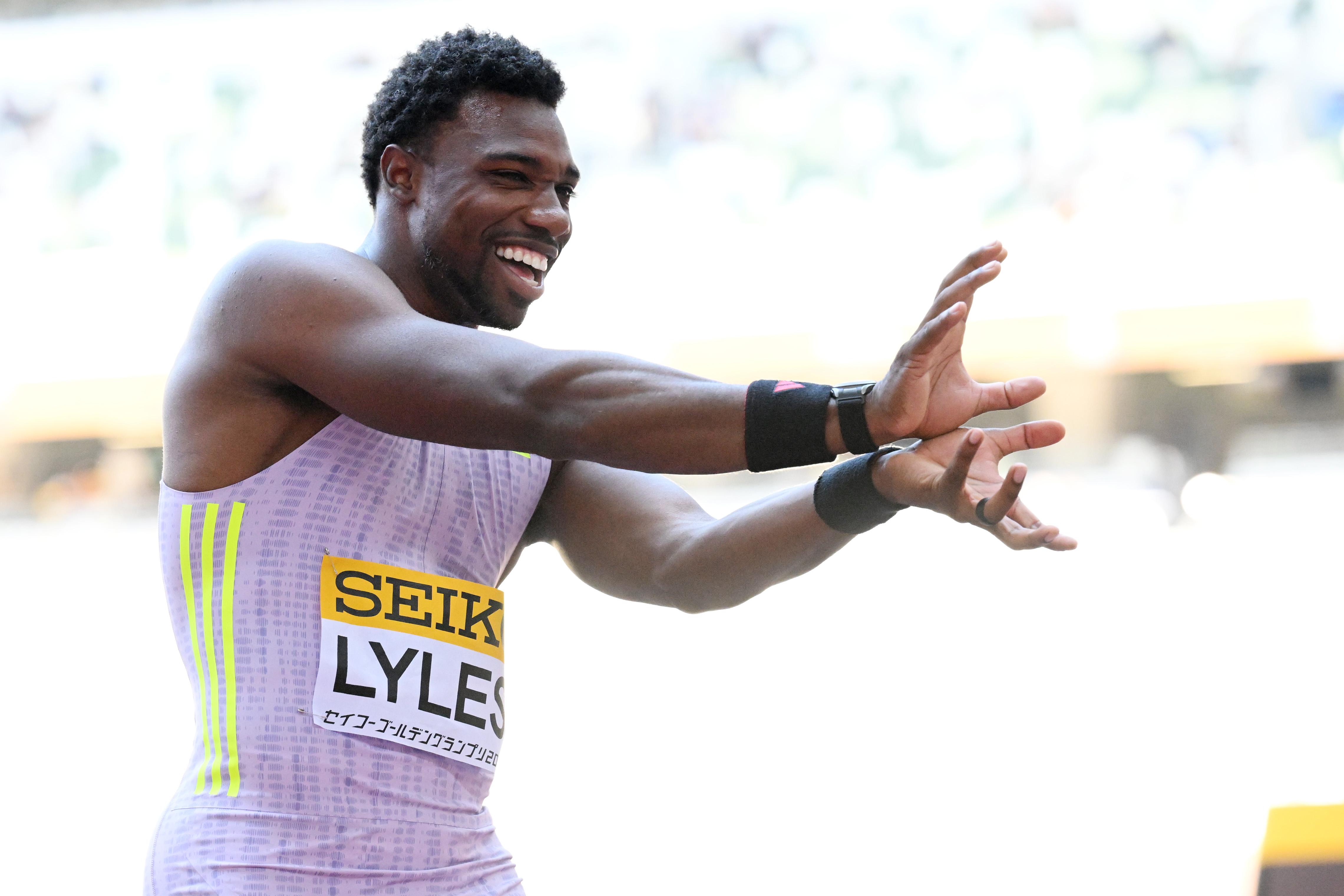 Lyles Shines in Tokyo with 100m Win