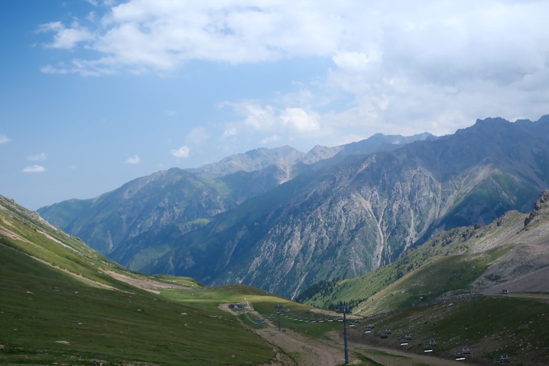 Llogara Pass road winding mountain scenery