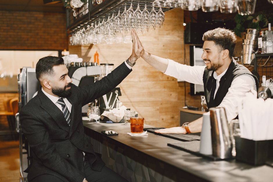 Luka Doncic and Kyrie Irving high five Dallas Mavericks