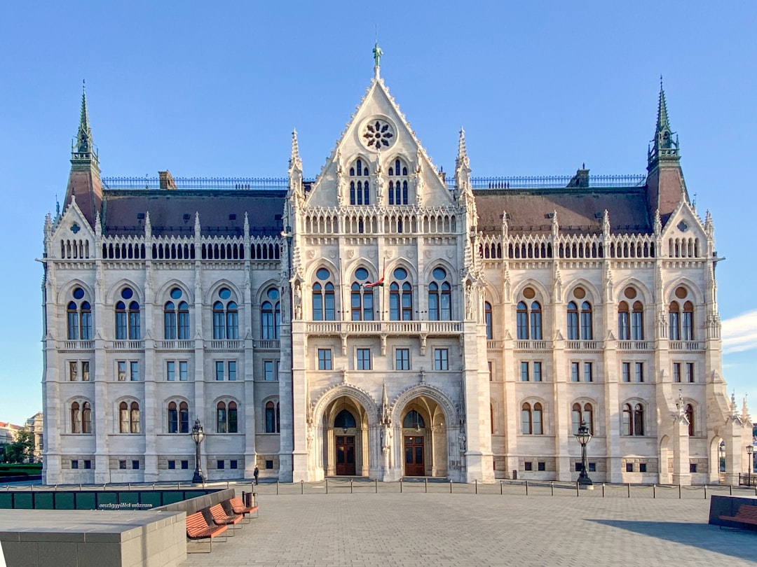 Bulgarian parliament building exterior view