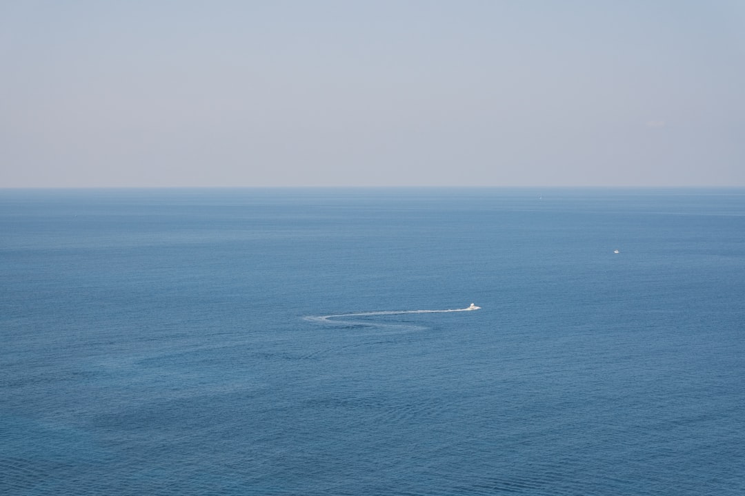 Oil tanker ship sailing in Mediterranean Sea