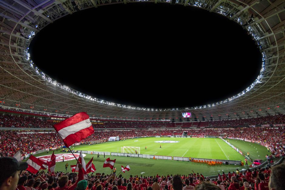 RB Leipzig stadium crowd cheering night match