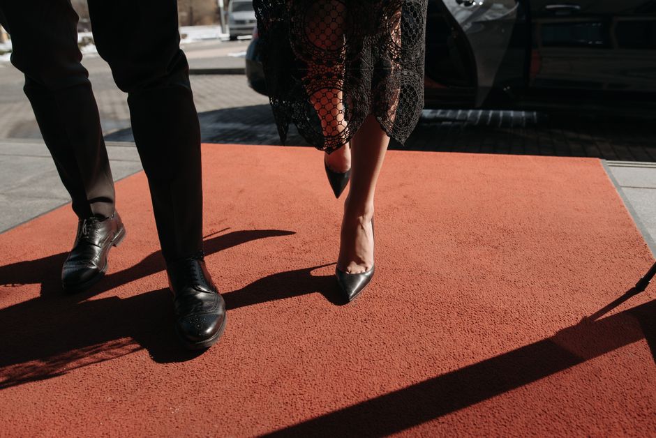 Sotiris Tsogas and Mari Razi red carpet event