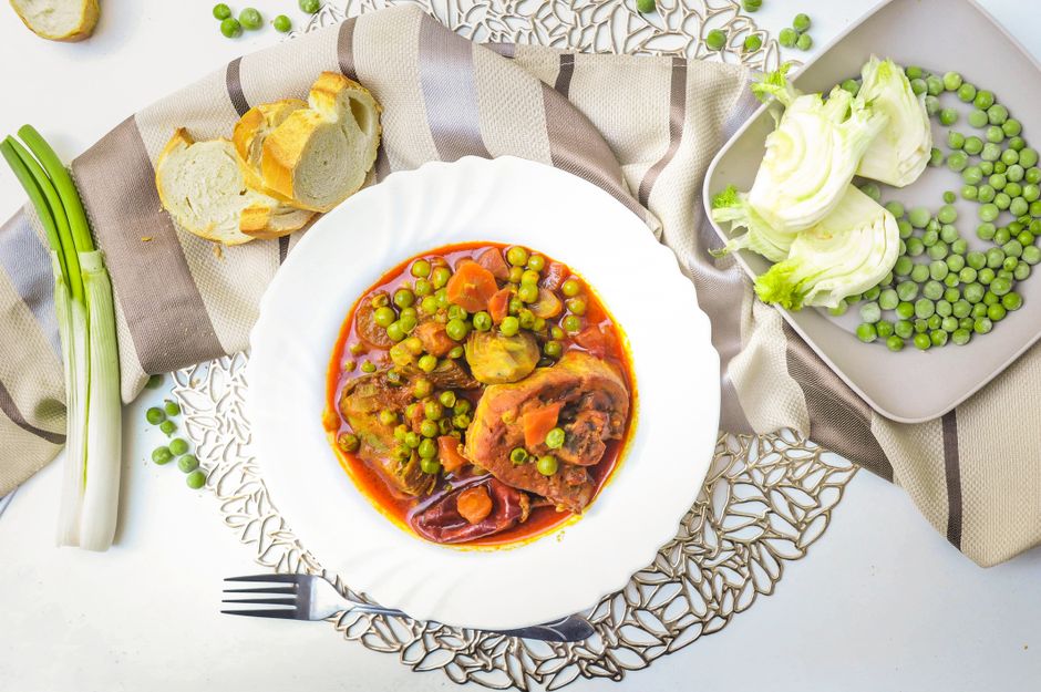 Vojvodina Goulash Serbia beef paprika stew bread
