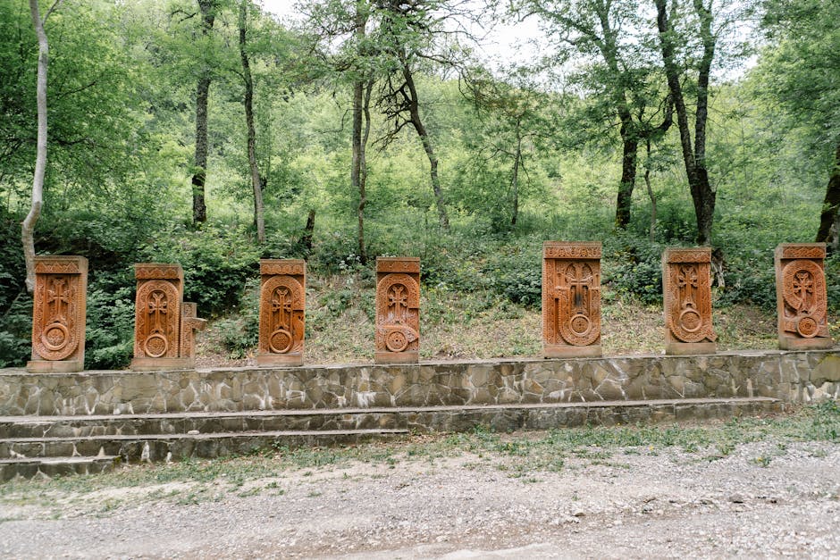 Artist Trail Devil's Town Serbia stone sculpture landscape