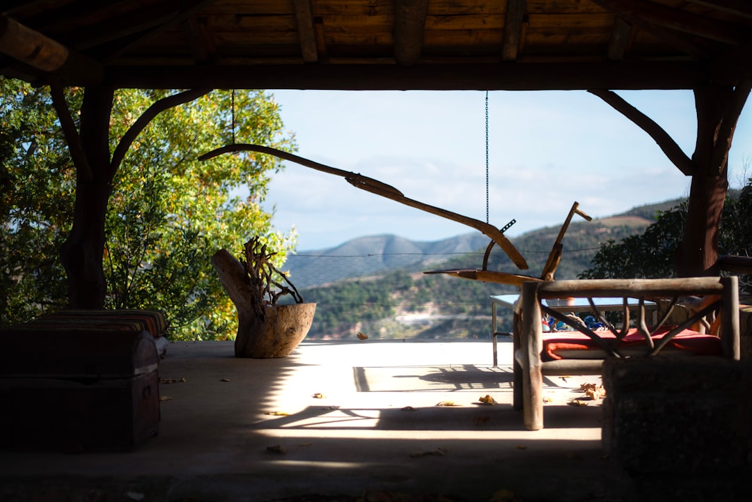 Rila village restaurant outdoor seating mountain view traditional food