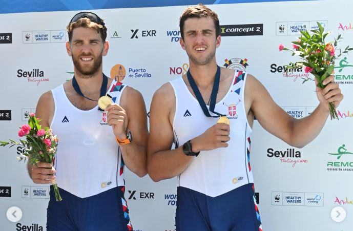 Serbian Rowers Mačković & Pimenov Seize Bronze in Seville!