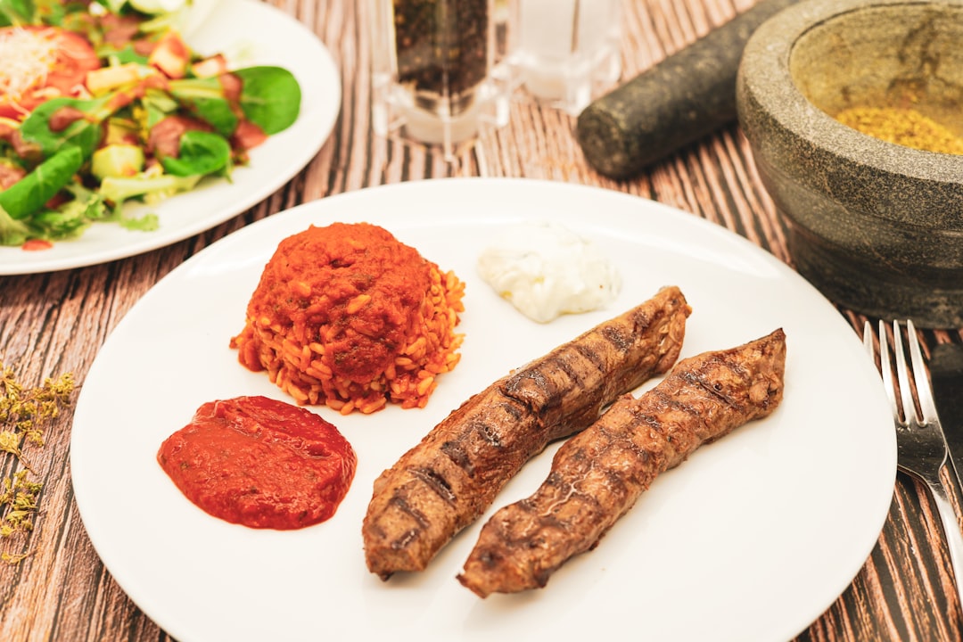 Novi Sad cevapi grilled meat sausages somun bread