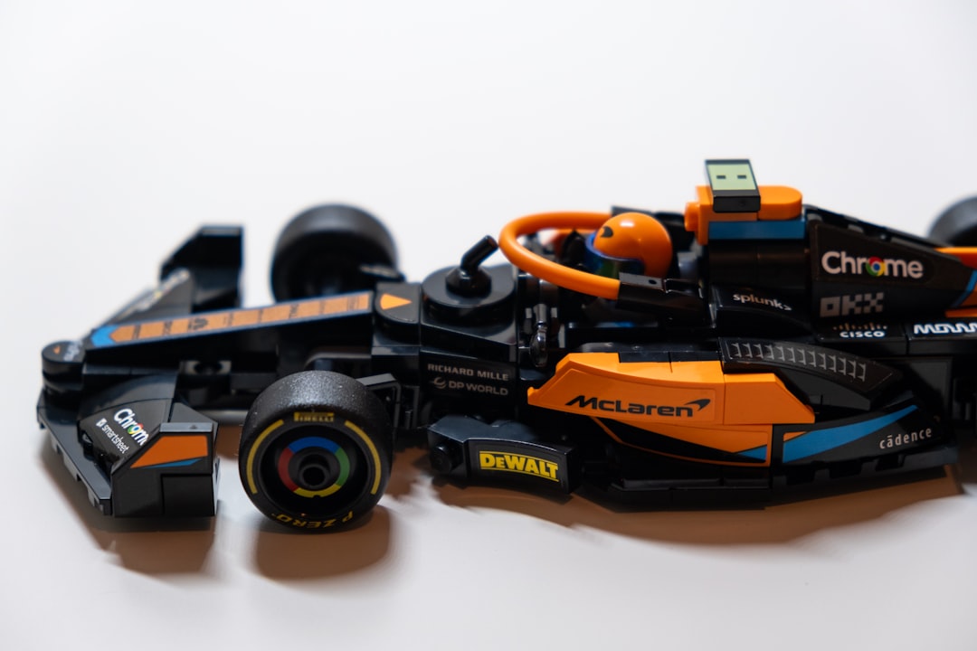 Lando Norris and Oscar Piastri McLaren garage