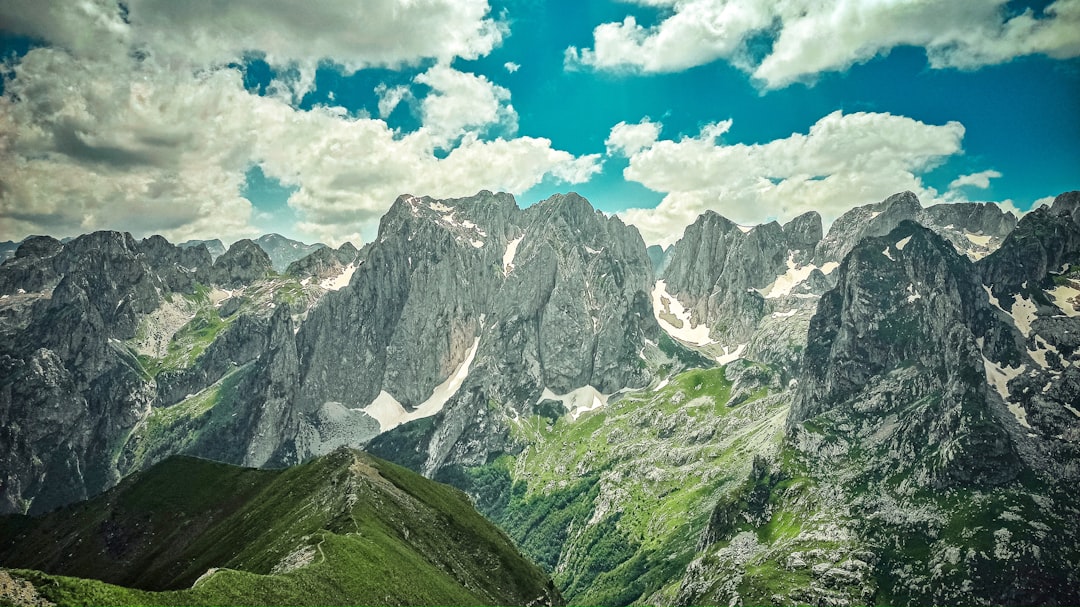 Shpilla e Llogarasë peak Albania hiking trail alpine view