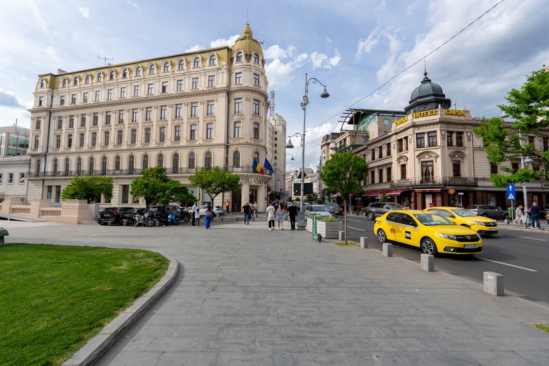 Suceava Romania city center street scene car rental travel