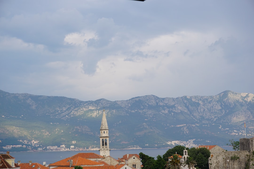 Cathedral Saint Domnius Split bell tower view Adriatic sea