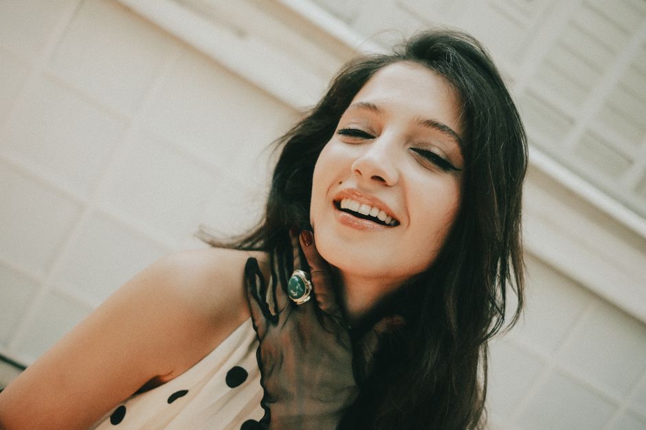 Maro Kontou Greek actress portrait smiling