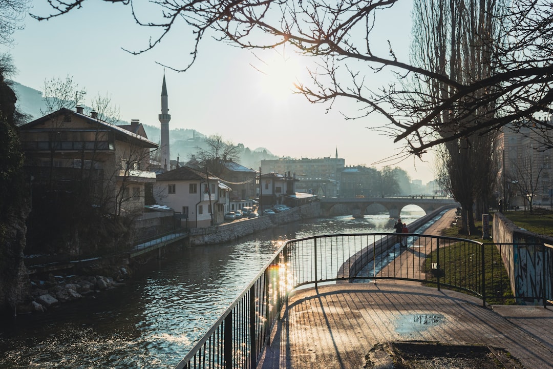 Latin Bridge Sarajevo Miljacka River stone arch historical site