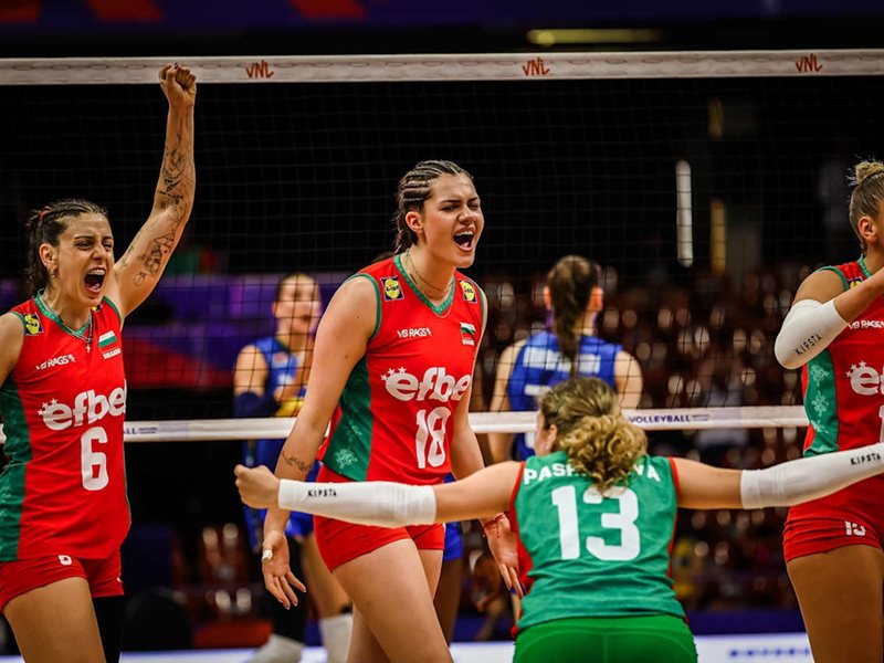 Bulgaria Women's Volleyball Fight Hard in 0-3 Loss to Italy